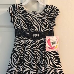 Zebra print dress